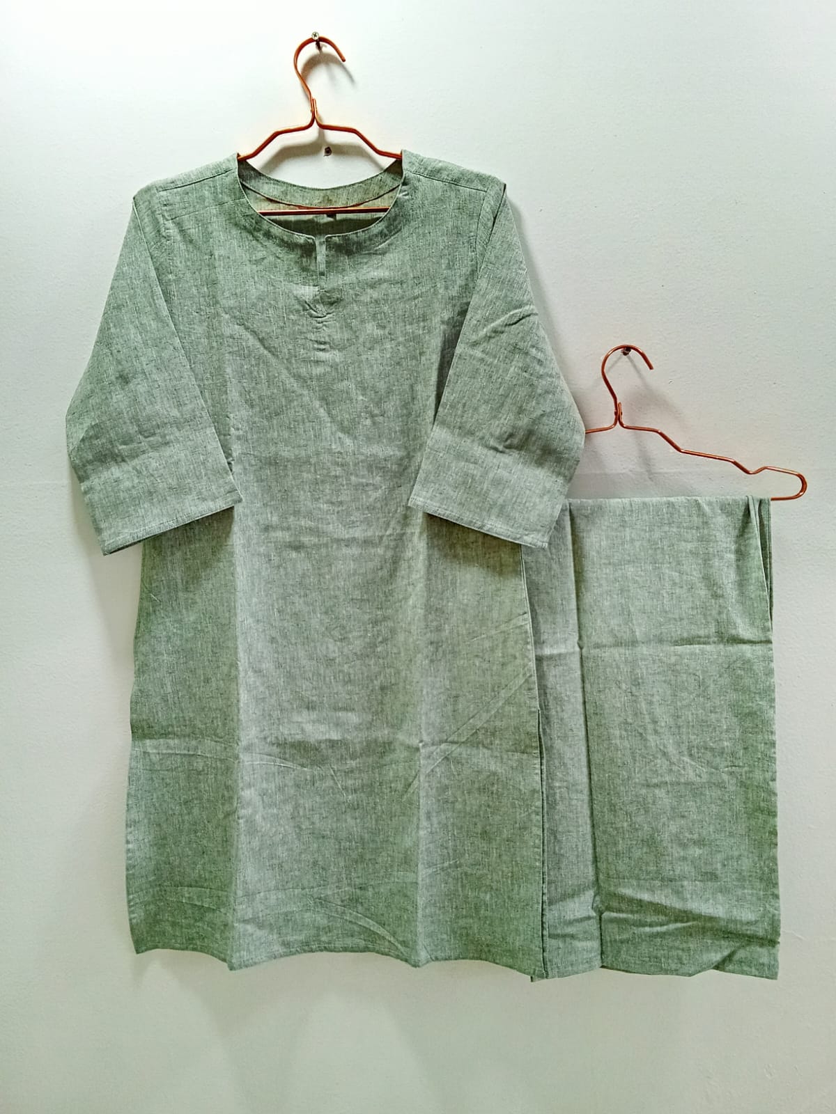 Elegant Women’s Solid Remi Cotton Cot Set – Casual Comfort Wear (2 Pcs)